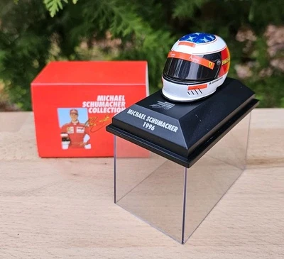Michael Schumacher Helm Ferrari F310 von 1996 1:8 Minichamps  - Bild 1 von 4