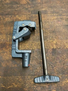 Vtg Powr-Kraft Large Pipe Cutter PC4 Plumbing Tool Heavy Duty Nice Clean Tool - Picture 1 of 14
