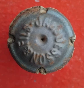 Capsule Champagne . Jacquesson & Fils . Acier sur bouchon" bouffé" . années 1930 - Picture 1 of 24
