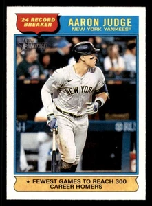 2025 Topps Heritage #3 Aaron Judge New York Yankees RB - Imagen 1 de 2