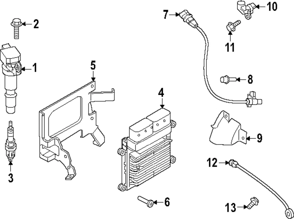 Genuine Hyundai Ecm 39103-2S006 - Image 1 of 1