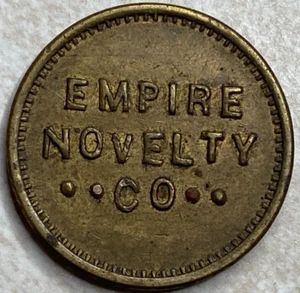 Empire Novelty Co San Francisco Arcade Pinball Slot Game Token T5595 - Picture 1 of 5