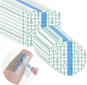 50 Pcs Transparent Stretch Saniderm Tattoo Aftercare Bandage Waterproof Adhesive - Picture 1 of 18