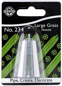Jem Large Hair/Grass #234 Multi Opening Nozzle Buttercream Frosting Cupcake - Picture 1 of 1