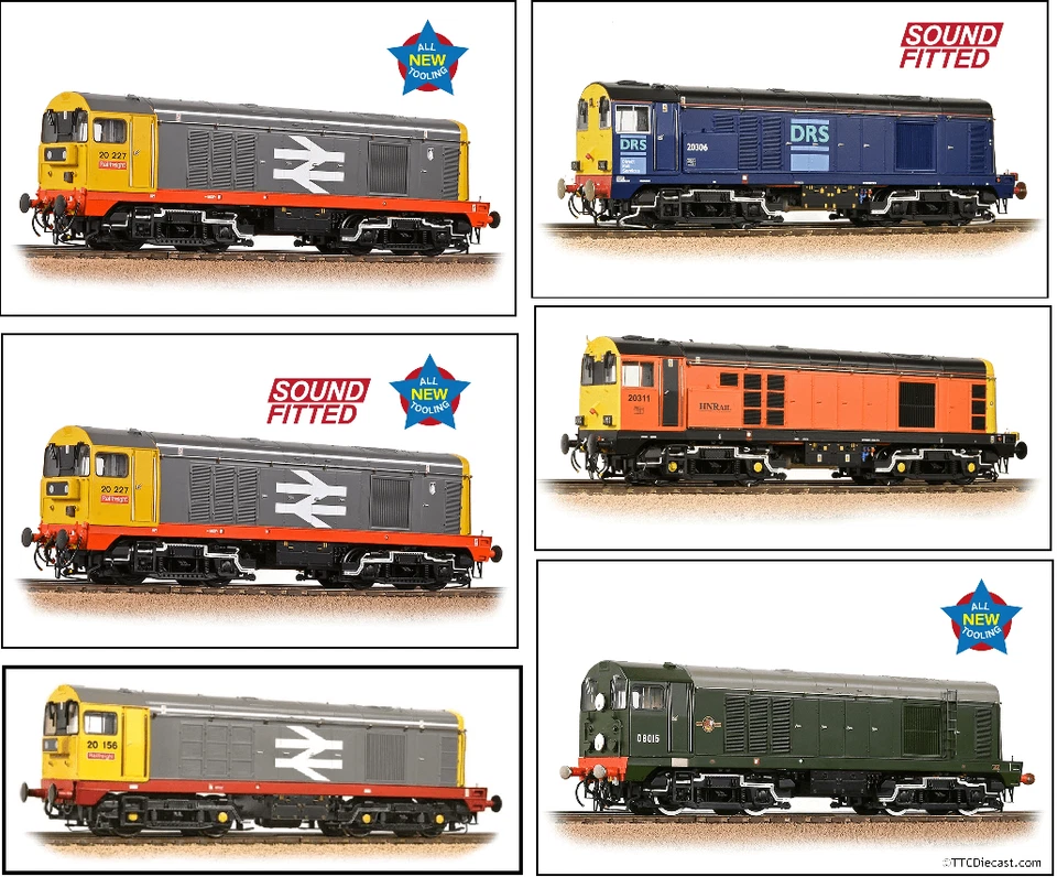 Bachmann Class 20s Choice of Livery available, OO Gauge - Image 1 of 1