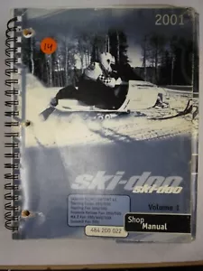 SKI-DOO 2001 VOLUME 1 OEM SHOP MANUAL SERVICE REPAIR BOOK 484200022 - Bild 1 von 6