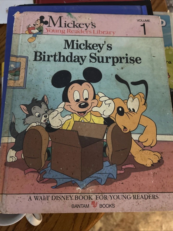 Mickey's Young Reader Library Book Hardcover Mickey's Birthday Surprise Vol 1 - Image 1 of 1