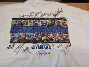 VINTAGE HANDSIGNIERT Yamaha WAYNE RAINEy, EDDIE LAWSON, Bob Hannah, Broc Glover T - Bild 1 von 20