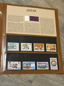 Vintage Qatar 🇶🇦 Postage Stamps Lot Of 8