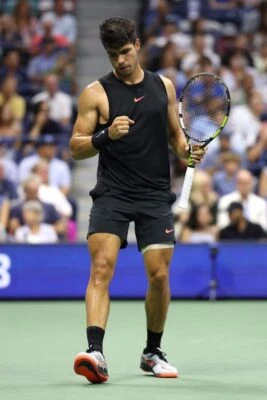 Shorts de tênis Nike Alcaraz Court masculino Advantage NY 2024 - Imagem 1 de 4