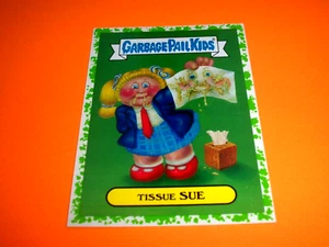 2016 Garbage Pail Kids American As Apple Pie "TISSUE SUE" Green Border #7b - Picture 1 of 1