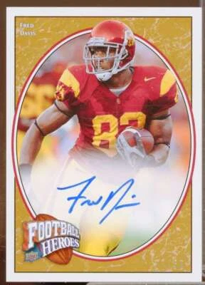 Fred Davis/50 Rookie Card 2008 Upper Deck Heroes Autographs Bronze #145  - Image 1 of 2