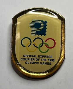 Pin de Correos de Hong Kong ~ Mensajero Expreso Oficial de los Juegos Olímpicos de 1992 - Imagen 1 de 7