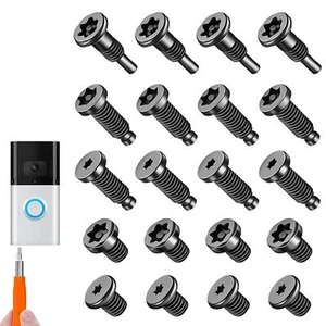 20 Piezas Tornillos de Timbre para Repuesto de Anillo, Video Timbre... - Imagen 1 de 7