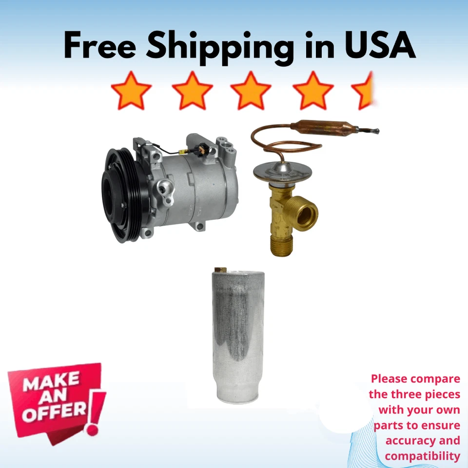 Kit Compressor Ajuste A/C Nissan Xterra 2000-2002 - Imagem 1 de 4