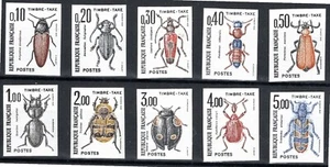 FRANCE 1982-1983 SC#'s J106-J115 Imperf MH - Picture 1 of 1