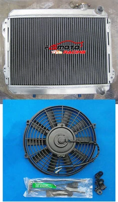 Radiador + ventilador de aluminio para Toyota Corolla SR5 AE71/AE72 1979-1983 3A/4A 1,5 L/1,6 L Foto 1 de 4