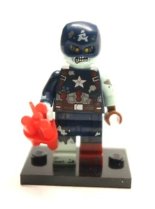 Lego Zombie Captain America Minifigure Marvel Studios Series 1 71031 #9 - Picture 1 of 2