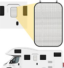 RV Window Shade - 16X25 Sun Shield Solar Entry Door Window Cover for Trailer Cam