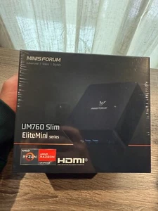 MinisForum UM760 Slim 16GB RAM 1TB SSD, AMD Ryzen 5 7640HS Prozessor MiniPc - Bild 1 von 9