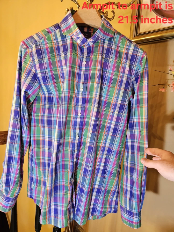 Ralph Lauren PurpleLabel Italy Purple/Turqoise/Orange/Green/Blue/White Aston$610 - Image 1 of 4