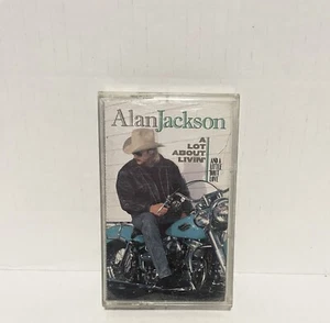 Vintage 1992 Alan Jackson A Lot About Livin' Cassette Tape  - Picture 1 of 2