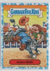 Topps Garbage Pail Kids American As Apple Pie Rodeo Rod 18a Blue /99 SP