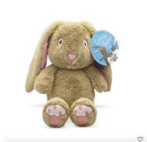 CUDDLE BUNNY BROWN SOFT PLUSH TOY 13" BRAND NEW CUTE STUFFED ANIMAL 2023 - Picture 1 of 4