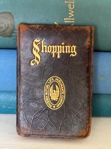 Antiguo Mini Cuaderno de Cuero COMPRAS Publicidad Phoenix Life Insurance Co de Colección - Imagen 1 de 11
