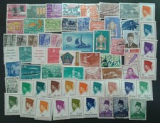 INDONESIA 60 FRANCOBOLLI - USATI