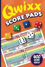 Qwixx Score Pads Small 400 Colored Sheets For Board Game 6"x9"