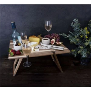 Peer Sorensen Wine Picnic Table outdoor entertain camping portable Free Gift Del - Picture 1 of 13