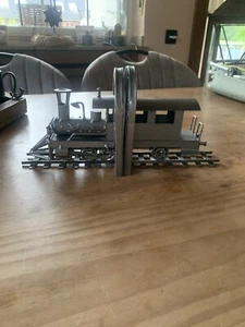 Metall Lok Lokomotive Buchstütze Schraubenmännchen - Bild 1 von 6
