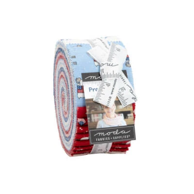 Moda PRAIRIE DAYS 40 2.5" Quilt Fabric Strips 2990JR Jelly Roll - Bunny Hill Des - Image 1 of 2