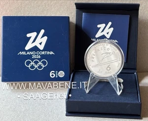 ITALIEN 2025 PREDAZZO SKISPRINGEN OLYMPISCHE SPIELE VORHANG MAILAND 6 EURO - Bild 1 von 4