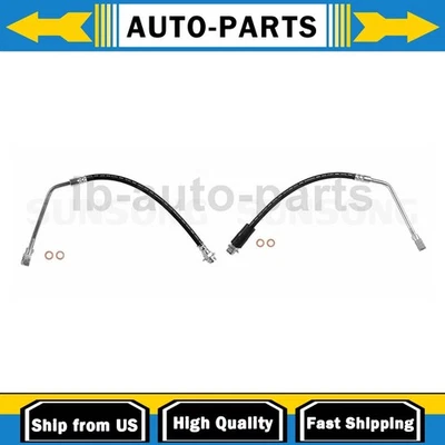 2X Manguera de línea de freno delantero Sunsong para Chevrolet K1500 1988 1989 1990 1991 Foto 1 de 4