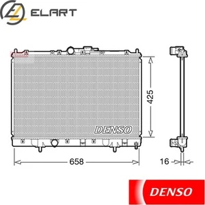 RADIATOR ENGINE COOLING DRM45051 FOR MITSUBISHI PAJERO/PININ 4G93 1.8L 4cyl - Picture 1 of 6