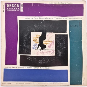 Elmer Bernstein - The Man With The Golden Arm (Part1) 2x 45 rpm 7" EP Record - Picture 1 of 14
