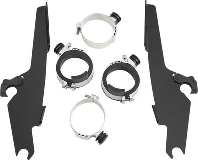 Memphis Shades Trigger-Lock Mount Kit for Batwing Fairing - Black - MEM8992 - Image 1 of 2