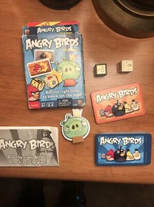 ANGRY BIRDS CARD GAME Makers of UNO Mattel 2-5 Players Complete GREAT CONDITION - Picture 1 of 2