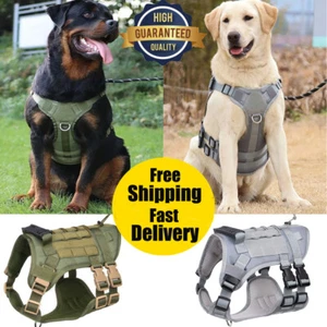 Chaleco táctico para perros EE. UU. arnés militar para perros de trabajo con mango grande sin tirar - Imagen 1 de 23