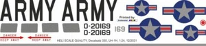 Decal 330 Bell UH-1D US Army - Picture 1 of 2