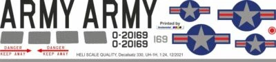 Decal 330 Bell UH-1D US Army - Image 1 of 2