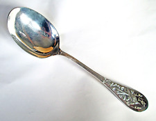 Tiffany & Co Audubon Sterling Silver Flatware Vegetable Serving Spoon No Monogrm