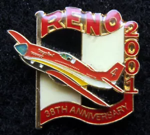 2001 RENO AIR DAGO ROT NATIONAL CHAMPION MÜTZE ANSTECKNADEL P-51D MUSTAND RACE WOW - Bild 1 von 12