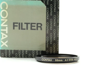 [ UNUSED in BOX ] Contax Filter 55mm A2 ( 81B ) MC for G Lens From JAPAN #1718 - Image 1 of 4