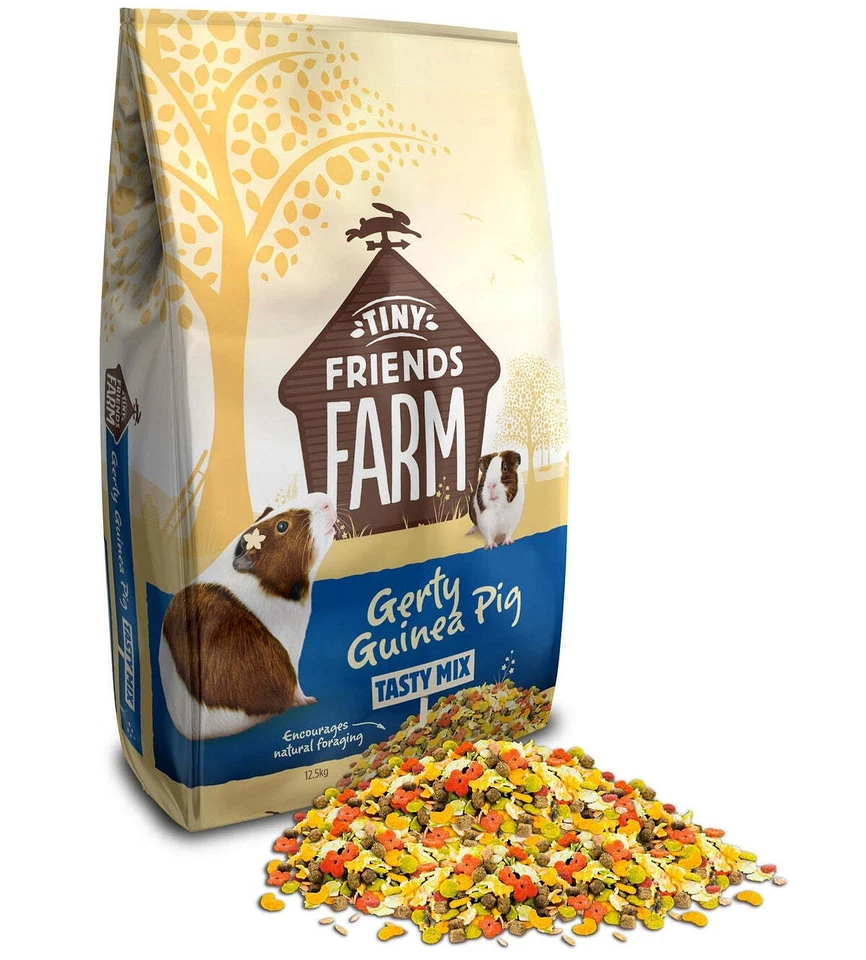 6 x Supreme Tiny Friends Farm Gerty Guinea Tasty Mix 850g