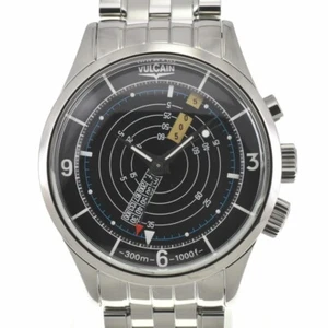 VULCAIN cricket nautical 100107.024 Alarm Hand Winding Men's Watch C#138507 - Picture 1 of 9