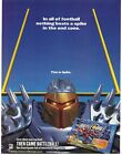 Battle Ball Game Football Battleball Spike Milton Bradley Full Page Print Ad