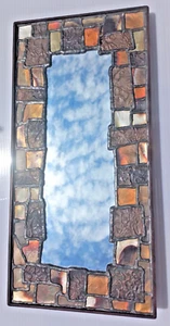 Miroir brutaliste Marion de Crecy miroir marqueterie de cuivre brutalist mirror - Imagen 1 de 11